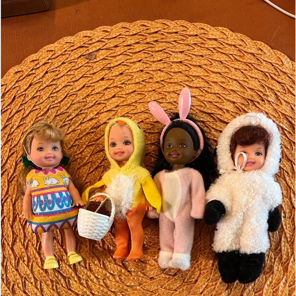 Easter Mattel Kelly Dolls without boxed